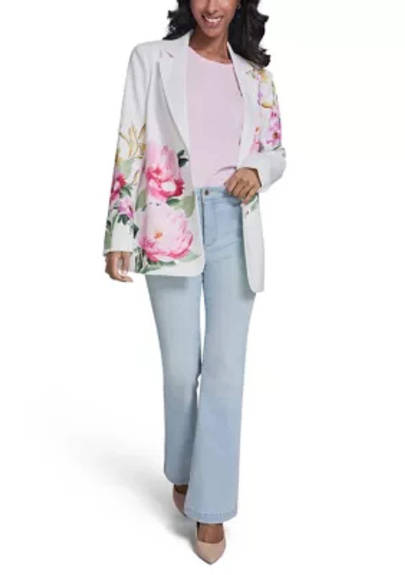 Women's Floral Blazer