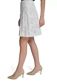 Women's Lace Pleated Short Skirt