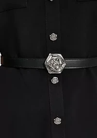 Women's Short Sleeve Belted Shirt