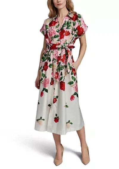 Women's Floral Shirtdress