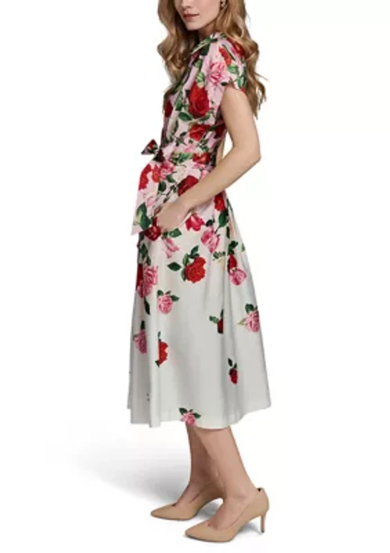 Women's Floral Shirtdress