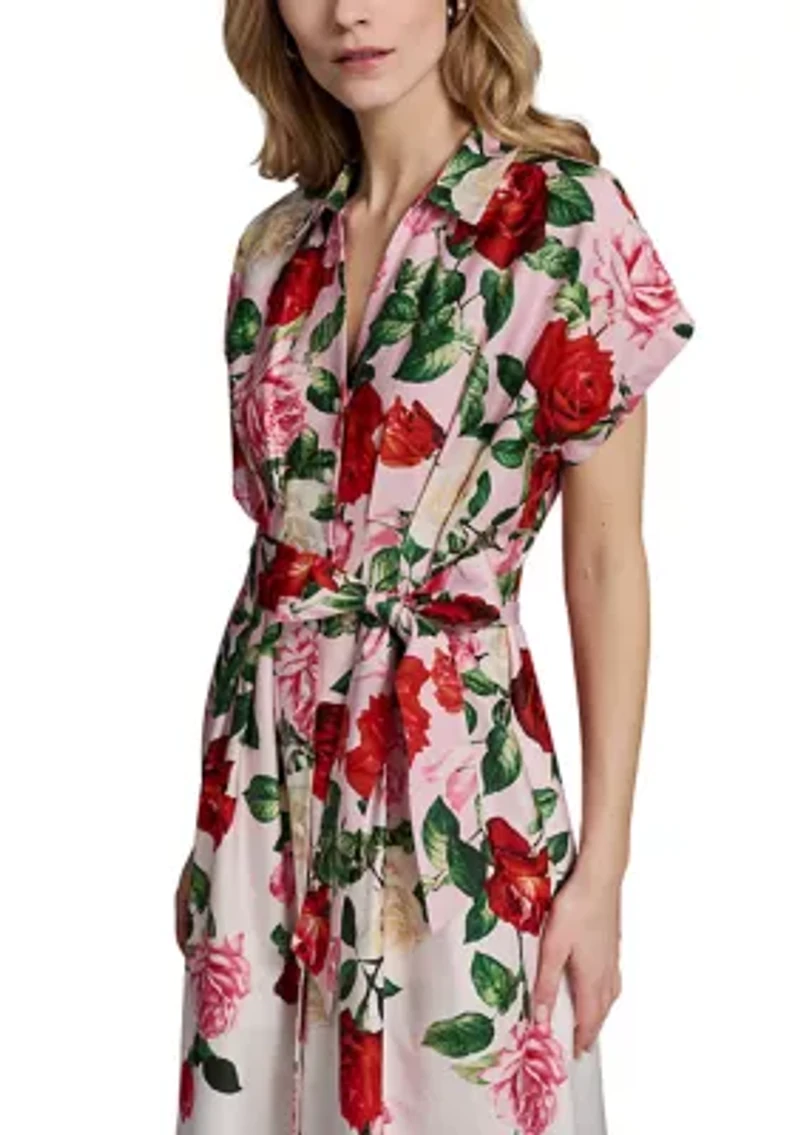 Women's Floral Shirtdress