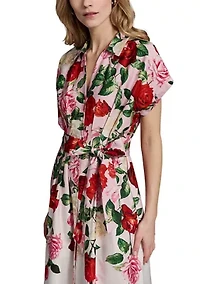 Women's Floral Shirtdress