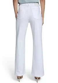 Women's Wide Leg Side Button Pants