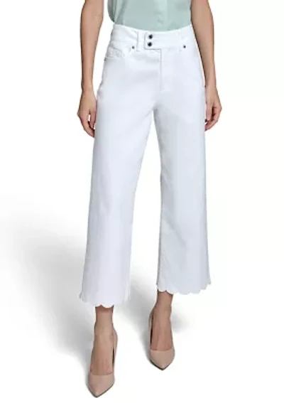Women's Scallop Hem Pants