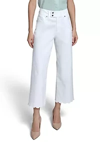 Women's Scallop Hem Pants