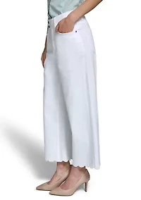 Women's Scallop Hem Pants