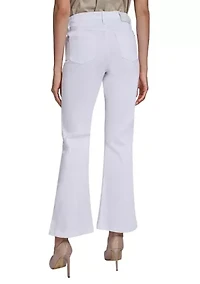 Women's Embellished Pocket Flare Jeans