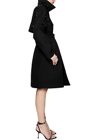 Women's Bowie Studded Trench Coat