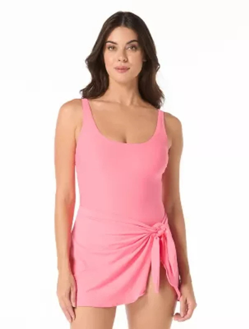 Coco Contours Empress Bra Sized One Piece Sarong Swimdress