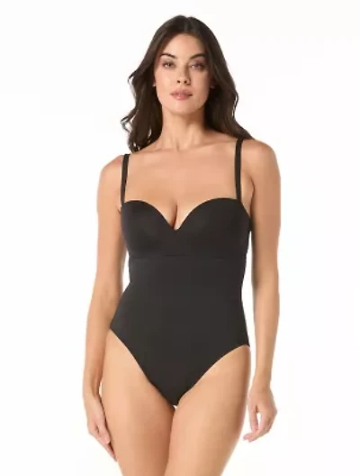 Coco Contours Uplift Bra Sized Underwire One Piece Swimsuit