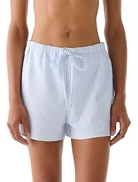 Kate Spade Drawstring Tie Cover Up Shorts