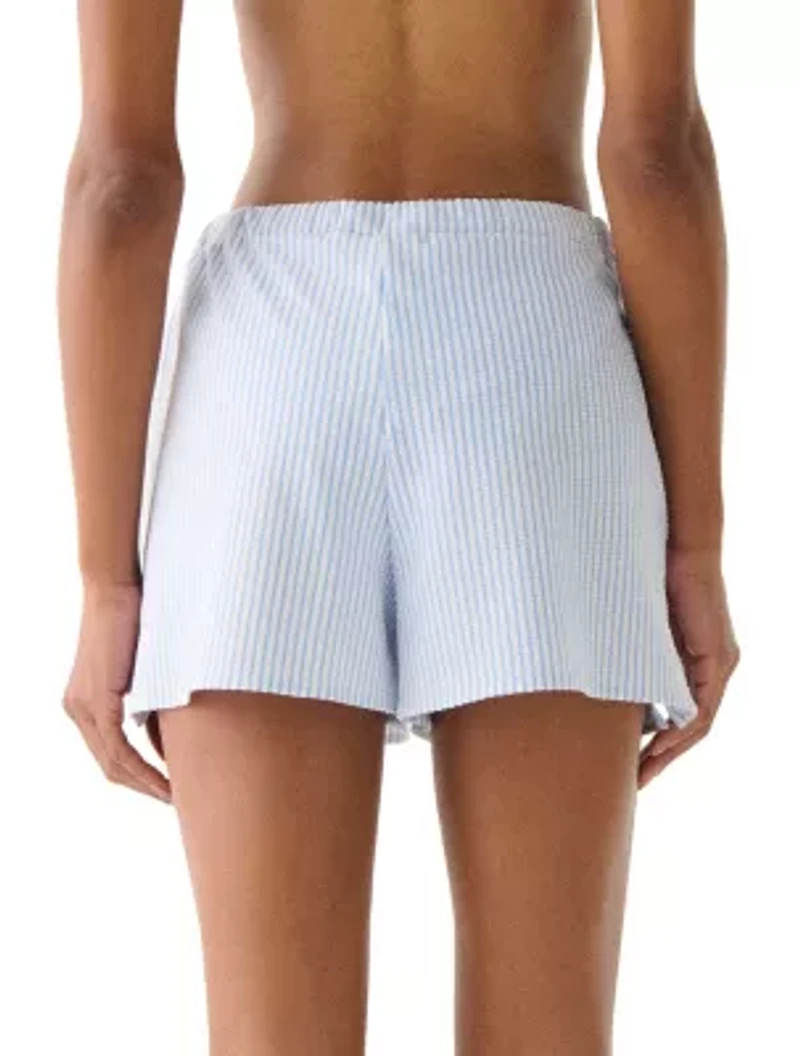 Kate Spade Drawstring Tie Cover Up Shorts