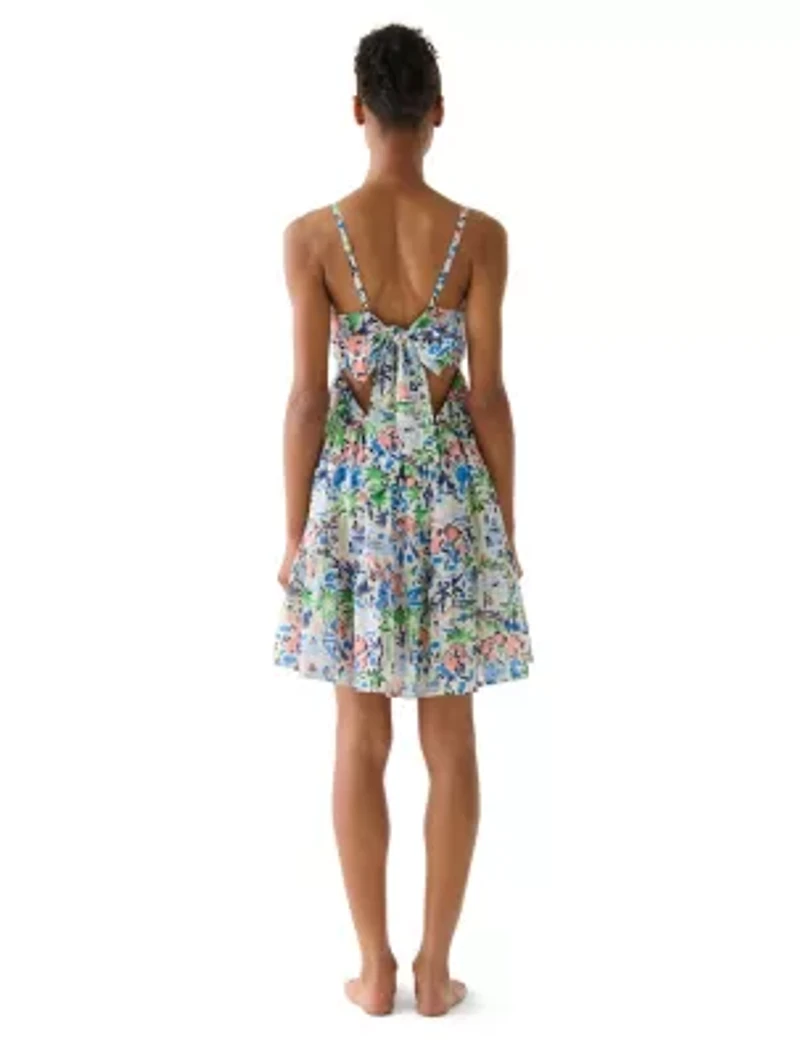 kate spade new york Bow Tie Back Cover Up Dress