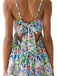 kate spade new york Bow Tie Back Cover Up Dress
