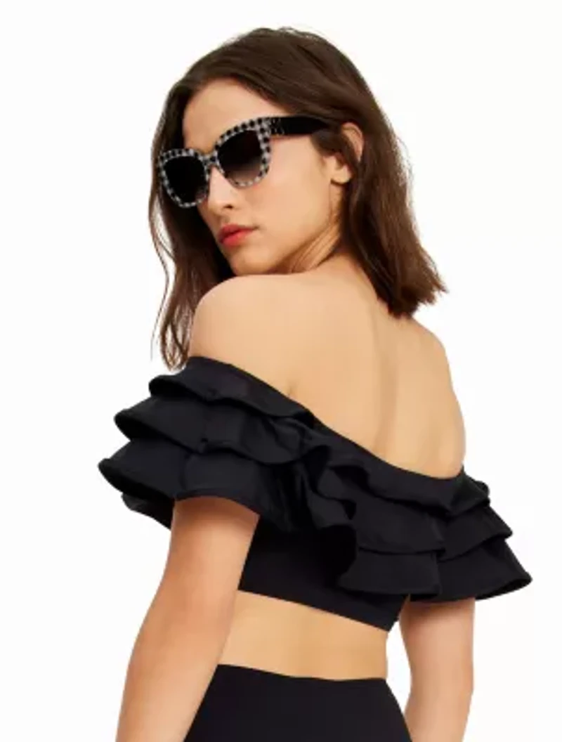 kate spade new york Ruffle Bikini Top