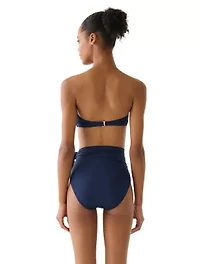 Kate Spade Bandeau Ring Front Bikini Top