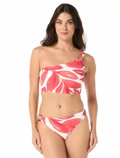 Carmen Marc Valvo One Shoulder Ring Bikini Top