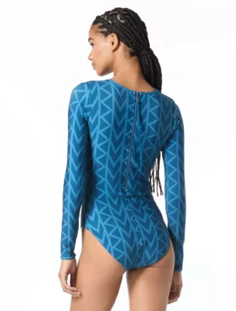 Michael Kors Long Sleeve One Piece