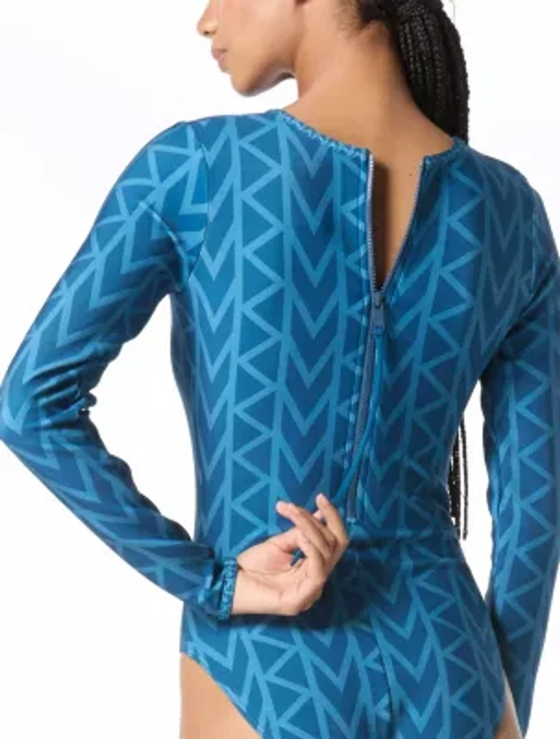 Michael Kors Long Sleeve One Piece