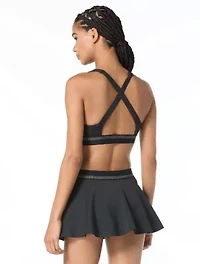 Michael Kors Cross Back Bikini Top