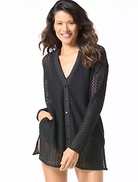 Beach House Margot Cover Up Textured Cardigan