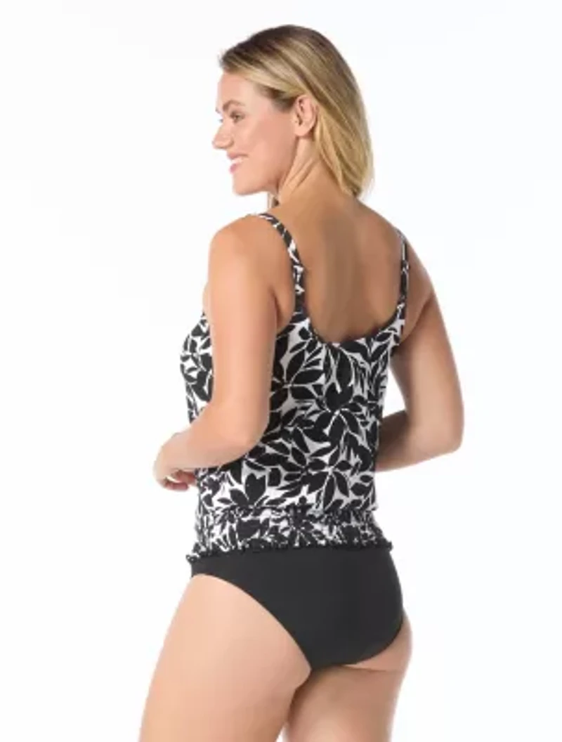 Beach House Brandy Textured Tankini Top
