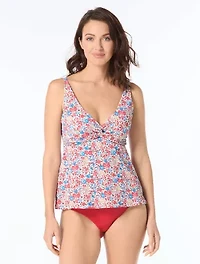 Beach House Willow Twist Underwire Tankini Top