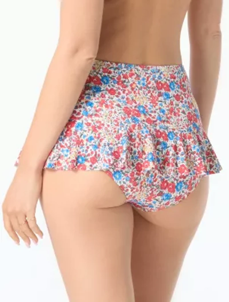 Beach House Swim Penny Textured Skirt