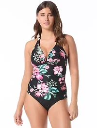 Coco Reef Assure Bra Sized Push Up Wireless Tankini Top