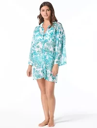 Coco Reef Divinity Button Up Cover Shirt