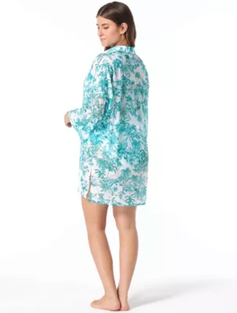 Coco Reef Divinity Button Up Cover Shirt