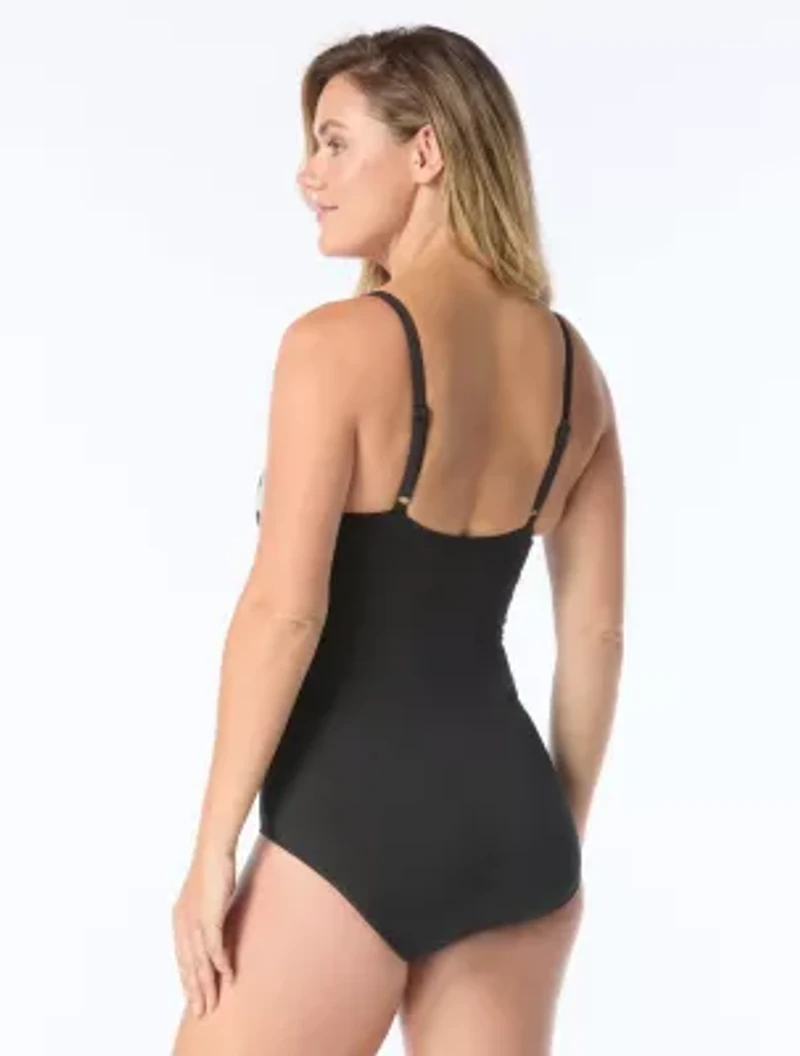 High Neck One Piece Swimsuit
