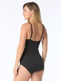 High Neck One Piece Swimsuit
