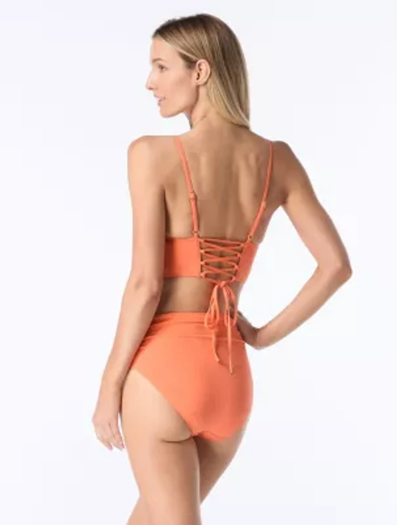 Vince Camuto Corset Bikini Top