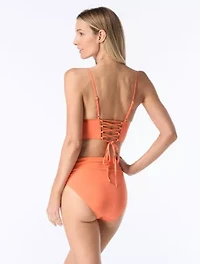 Vince Camuto Corset Bikini Top