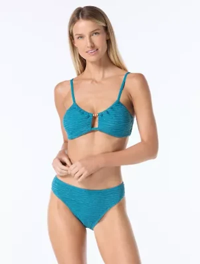 Vince Camuto Beaded Bandeau Bikini Top