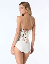 Vince Camuto Lace Back One Piece Swimsuit