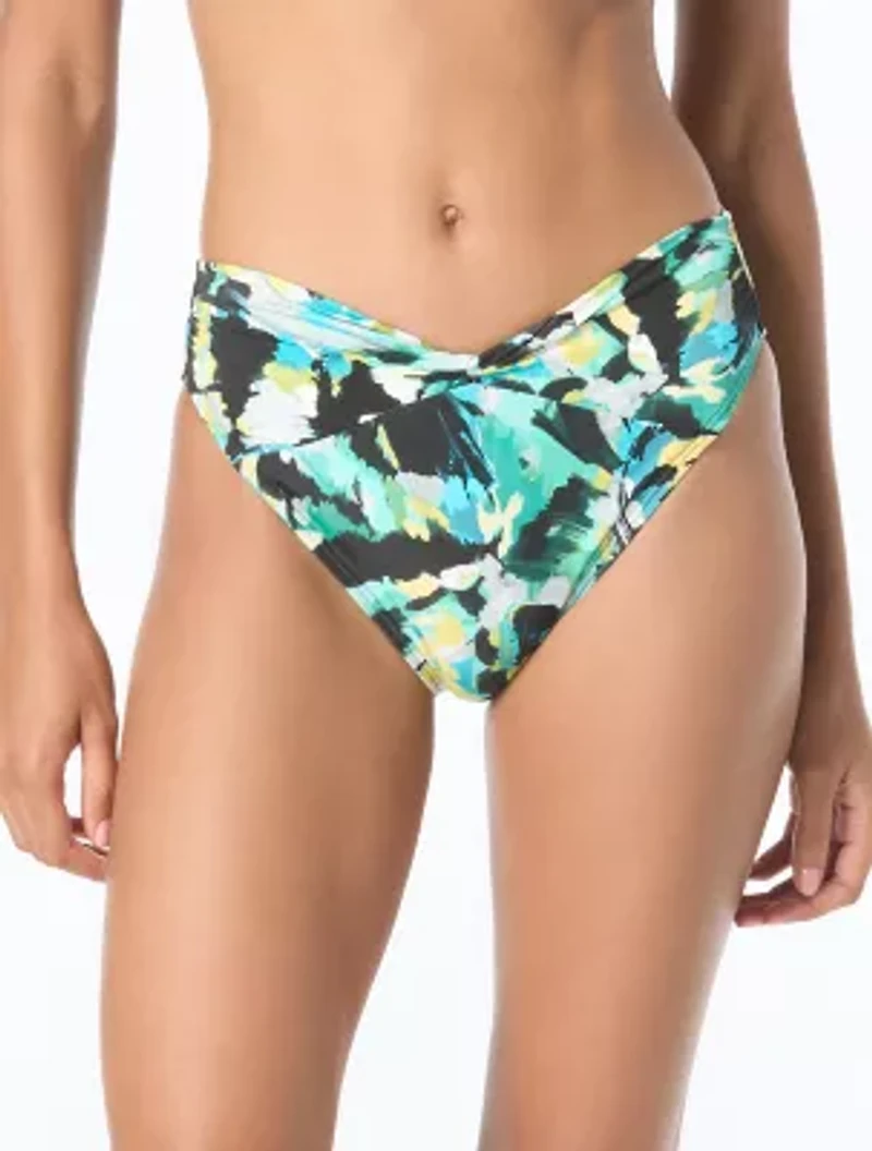 Vince Camuto Twist High Bikini Bottom