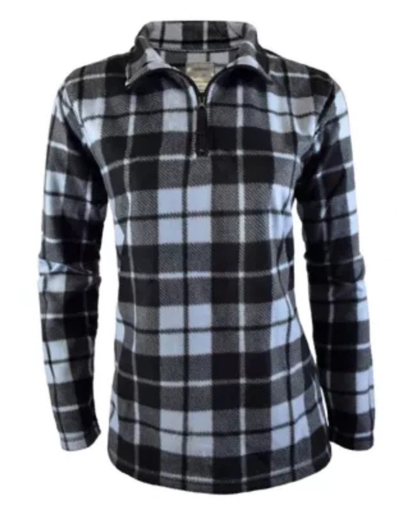 Ladies Printed Microfleece 1/4 Zip