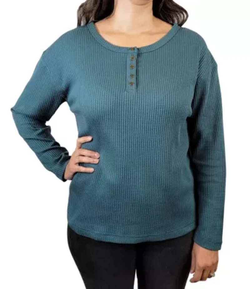 Ladies Thermal L/S Henley