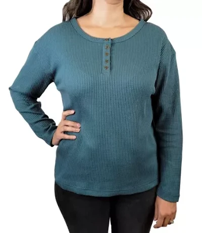 Ladies Thermal L/S Henley