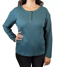 Ladies Thermal L/S Henley