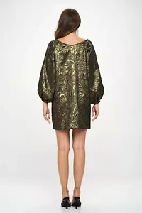 JACQUARD MINI DRESS