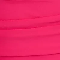 Plunging V-Neck Ruffle Shoulder One Piece Swimsuit