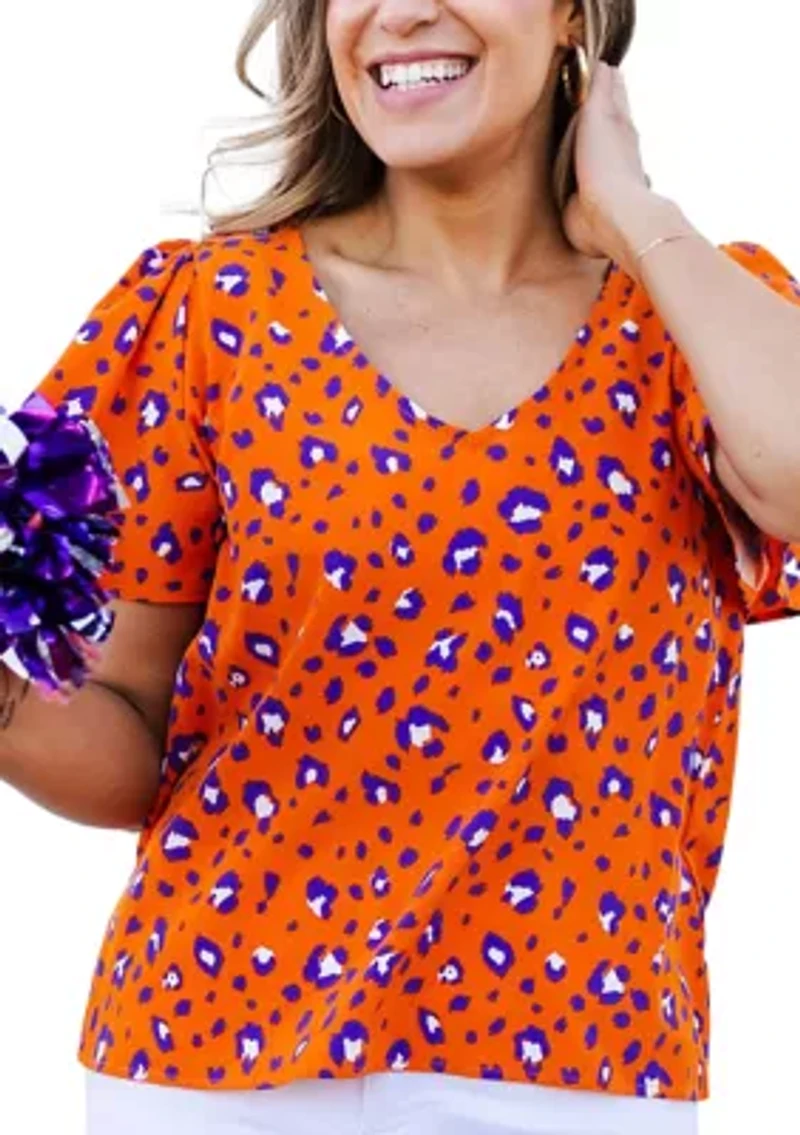 Women's Animal Print Top
