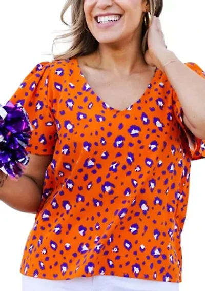 Women's Animal Print Top