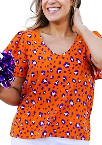 Women's Animal Print Top