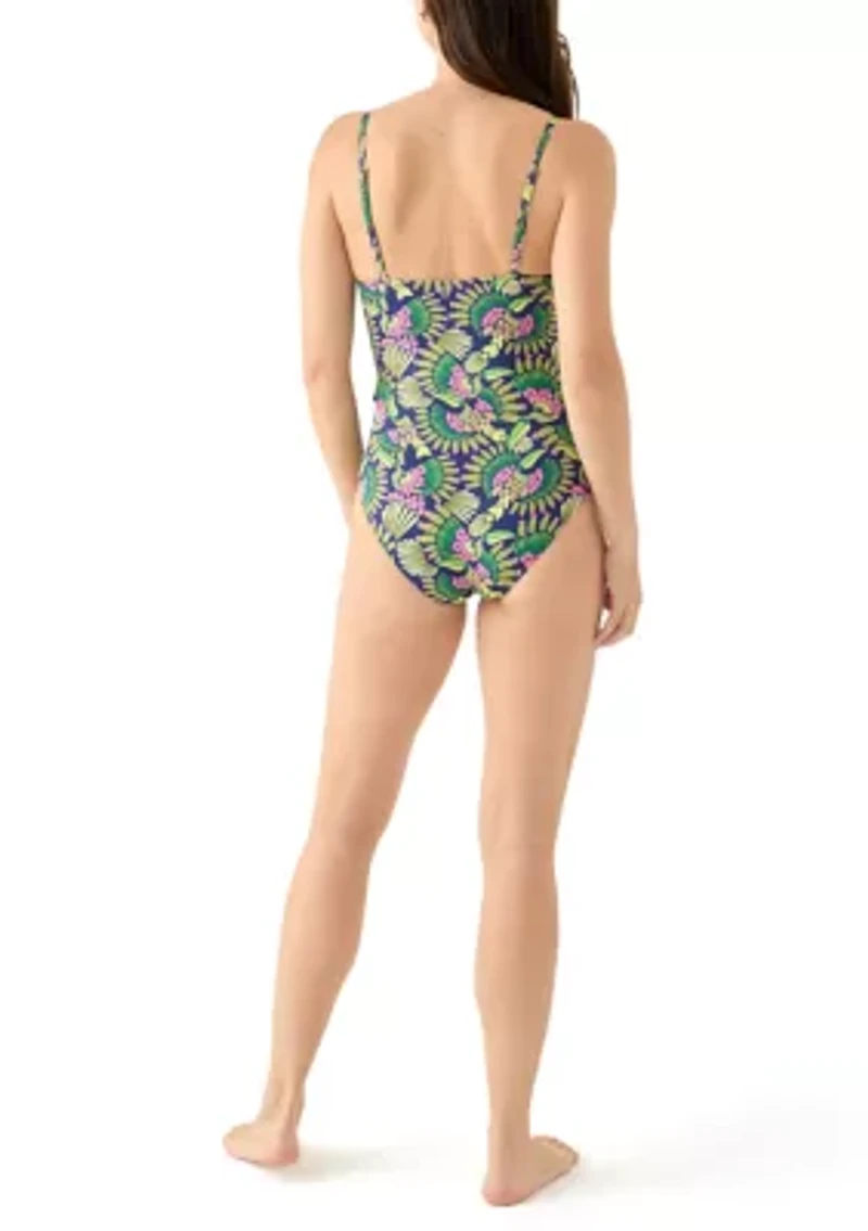 Toucan Tango Surplice X Back Swimsuit