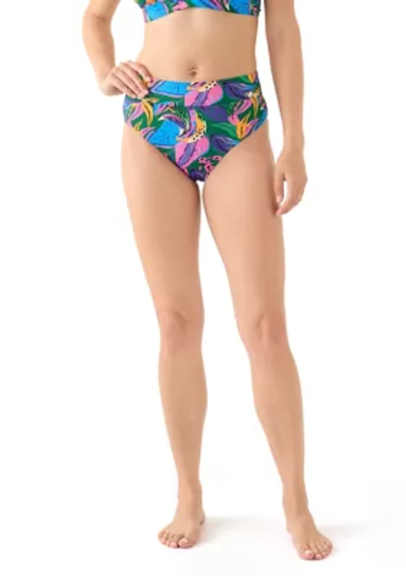 Tropical Printed Swim Brief